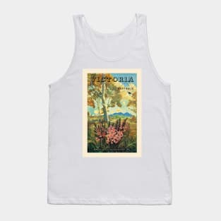 Victoria Australia Vintage Poster 1944 Tank Top